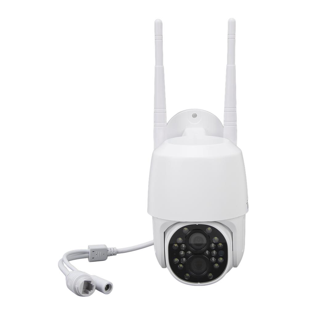 Dual Lens Security Camera 2 Way Talk 15X Zoom Color Night Vision Auto Tracking WiFi Surveillance