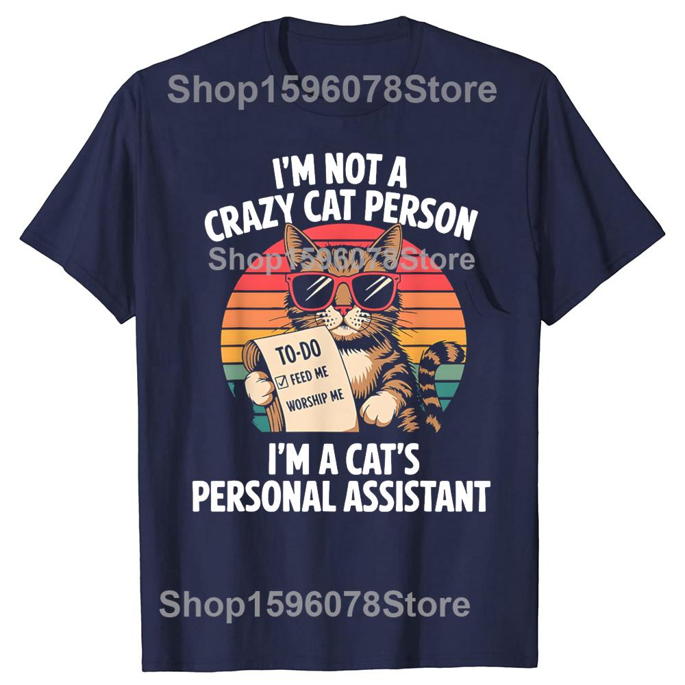 Funny Vintage Style Cat Lover Design Graphic Tshirt Men Women Hip Hop Oversized T Shirt 100 Cotton Comfort Tshirts