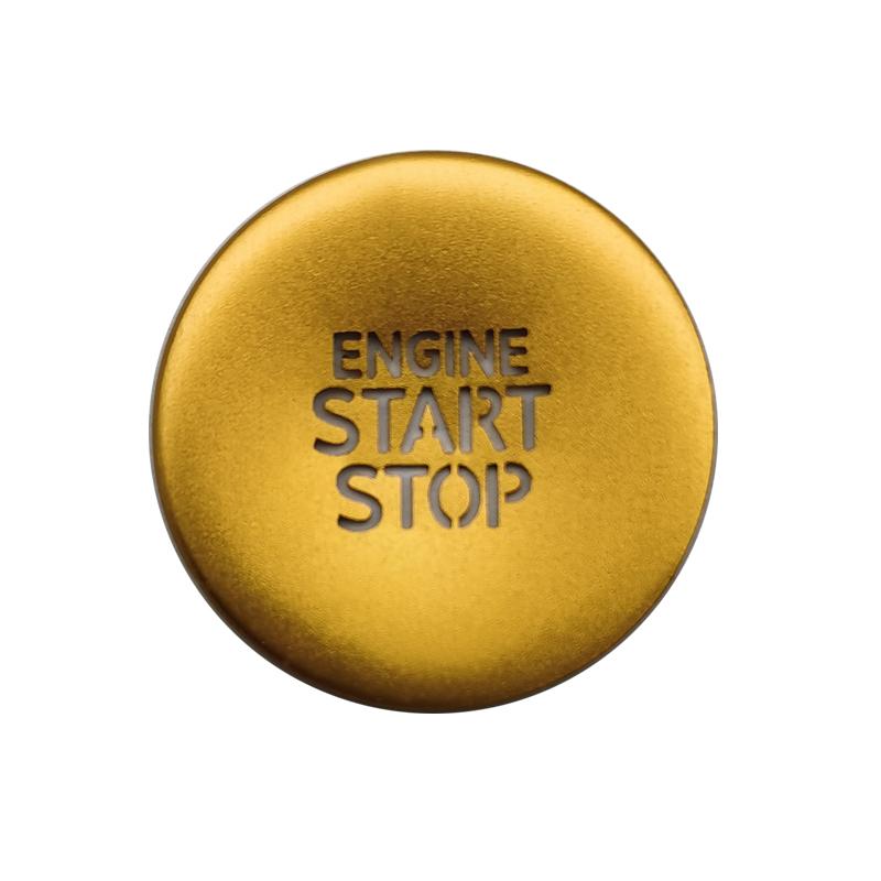 Car Stop Engine Push Button Cover For Hyundai Tucson Elantra Stop Switch Cover Trim Interior Aluminum Alloy Accessories