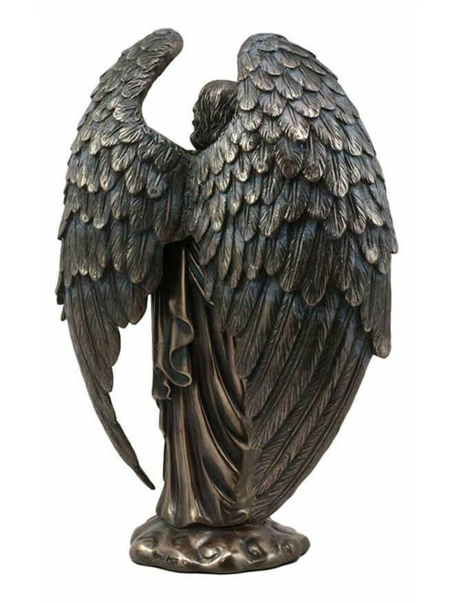 Grenzüberschreitende Kunstharz-Handwerksgartenstatuen – Kreative, vom Glauben inspirierte kleine Ornamente