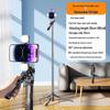 2026 Four-Axis 360° Rotating Anti-Shake Selfie Stick and Universal Floor Tripod for Mobile Phones