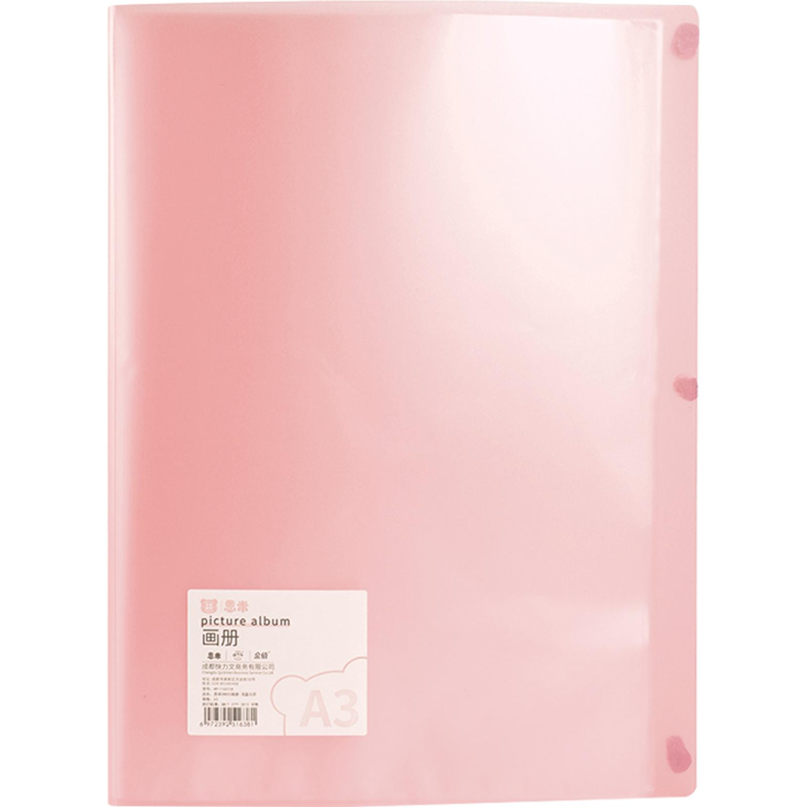 A3 A4 Storage Presentation Book Plastic Folder Storage Bag Information Folder for Diamond Painting Diamond Painting Storage Book