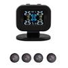 SUV Car Tire Pressure Monitoring Warning TPMS USB Security Alarm Wireless Tyre Sensor with 4 External Sensor LCD Display