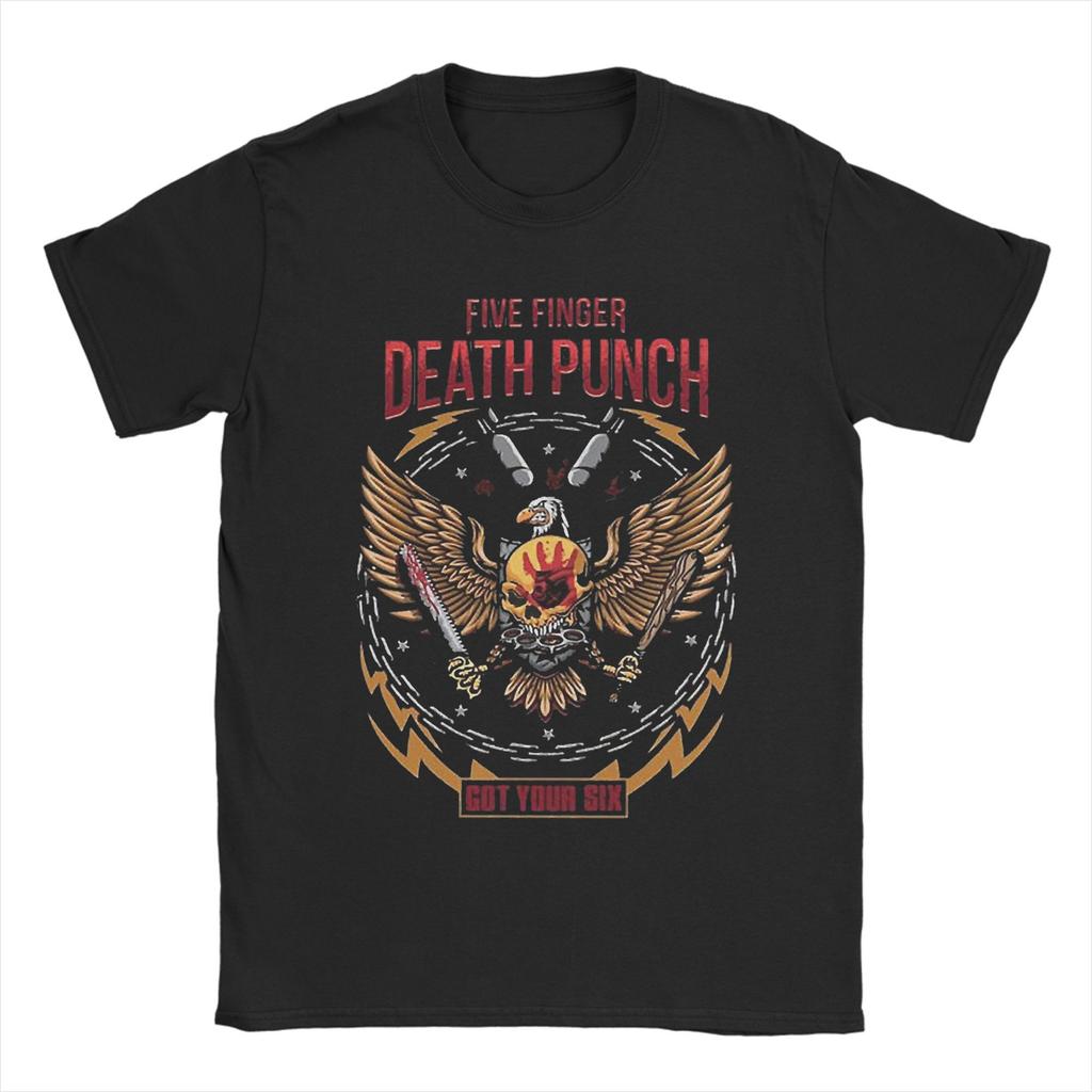 5FDP Five Finger Death Punch Graphic TShirt Cotton T Shirts For Unisex Harajuku Print Tshirt Short Sleeve Streetwear Top Tees