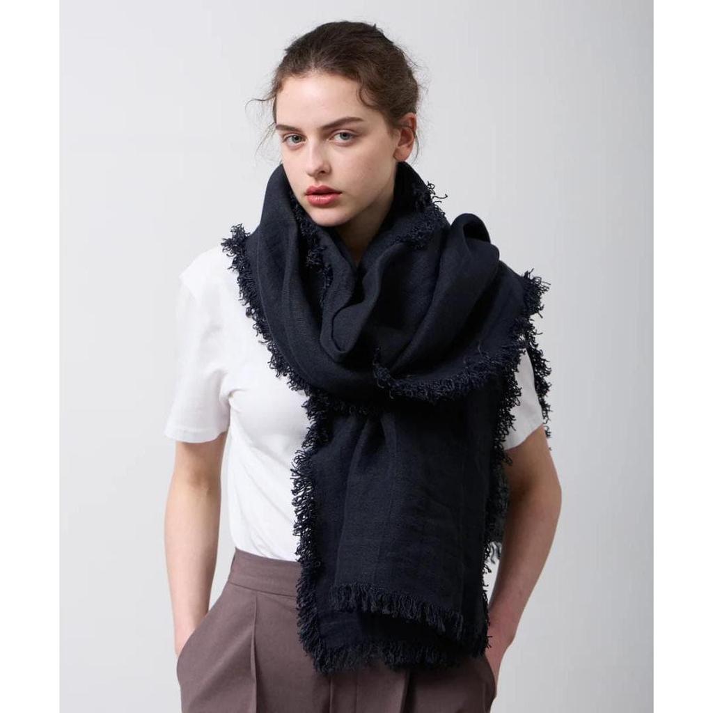 Used This season's new ASAUCE MELER Belgian linen stole in black