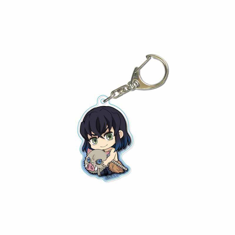 Demon Slayer Anime Cartoon Character Acrylic Keychain Bag Pendant Accessories