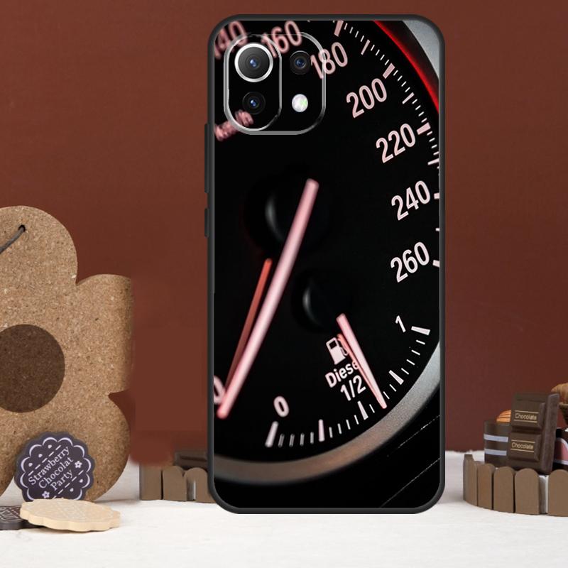Speedometer Car Case For Xiaomi 15T 14T 13T 14 15 Ultra 17 Pro Max POCO F8 Ultra F5 F6 F7 X5 X6 X7 Pro Cover