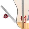 Steel Ruler Positioning Block Center Finder Angle Scriber Marking Line Gauge Woodworking Ruler Marking Gauge For Ruler Locator