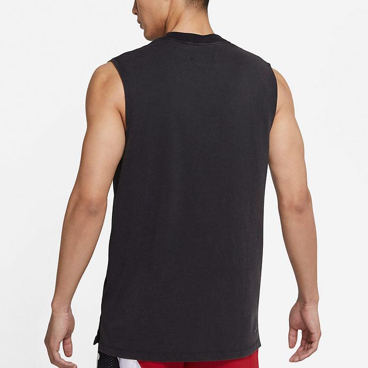 Air Jordan Dri-Fit Quick Dry Round Neck Breathable Sleeveless Tank Top Men Tops Black DC3237-010