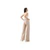 Anta Comfortable Casual Simple Versatile Breathable Straight Leg Knitted Sports Pants Women bottoms Nude-Khaki 962527313-1