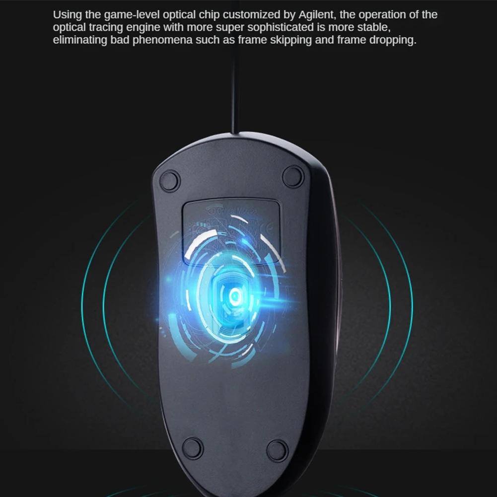 USB Wired Computer Mouse Notebook Computer Mouse Mice Optical Mouse Gamer PC Laptop For Office Home Use With 1.2m Line