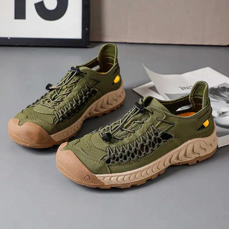 Fashion Hip Hop With Ties Men Luxury Flats Man Green Sneakers Shoes Outdoor Sport Funky Items Interesting Tennes Authentic