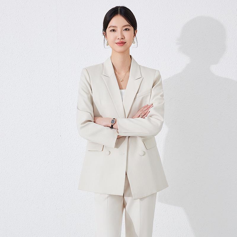 Women's High-End Loose Suit Jacket | New 2025 Spring/Autumn Professional Workwear Set for Interviews & Formal Occasions