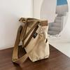 Large Capacity Simple Student Class Commute Tote Bag Trendy Fashion Women Shoulder Bag Messenger Bag Canvas Bag Bag