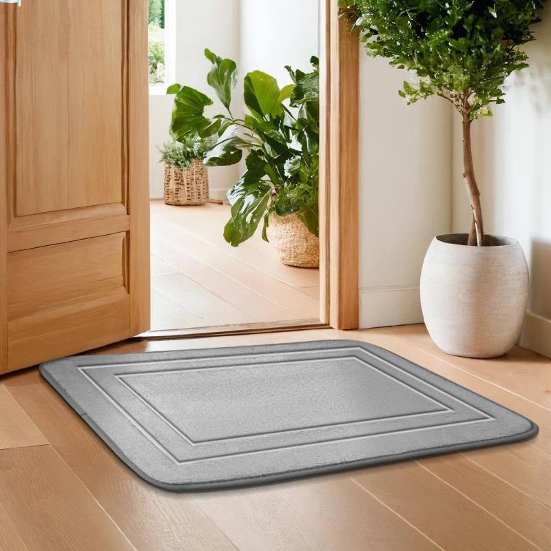 Bathroom Mat Bath Non-slip Carpets In Wash Basin Bathtub Side Floor Rug Shower Room Doormat Memory Foam 3D Pad