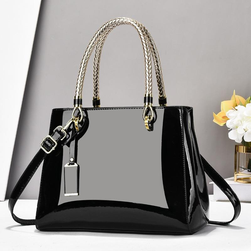 

Handbag Large capacity women s summer new trendy simple fashion atmosphere crossbody shoulder bag чёрный
