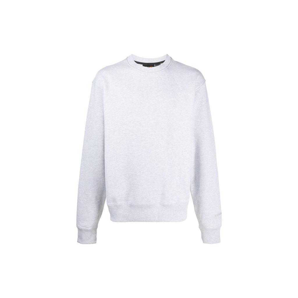 adidas X Pharrell Williams Spolupráce Jednobarevná Mikina Bavlněná Unisex Top Šedá GM1973