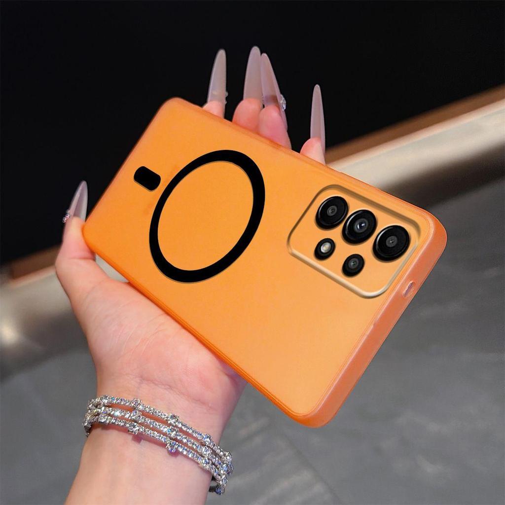 Frosted Semi Clear Magnetic Phone Case for Samsung Galaxy A53 5G,A32 4G,A32,A13 Soft TPU Shockproof Cover
