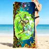 1Pc Space Adventure Friends Beach Towel Quick Dry Multiuse For Beach Pool Gym Yoga Home Travel Christmas Halloween Xmas Gift L1263