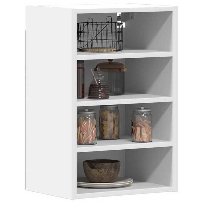 VidaXL Armoire suspendue "Riga" Blanc 40 x 29,5 x 60 cm Bois d'ingénierie 854175