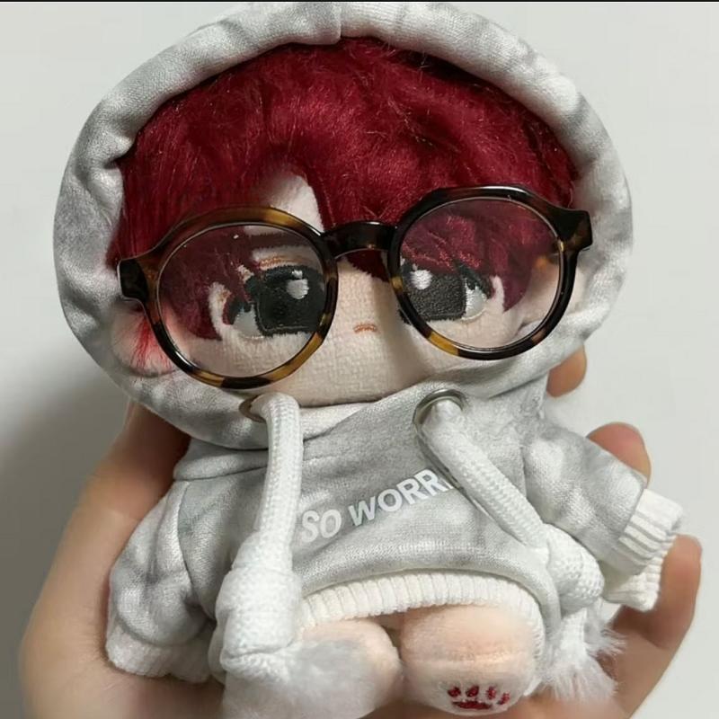 10 Cm Idol Doll JC-T Attribute Tan Jian Ci Cosplay Plush Doll Cute Cotton Body Clothes Outfit Dress Up Cotton Doll Stuffed Toy
