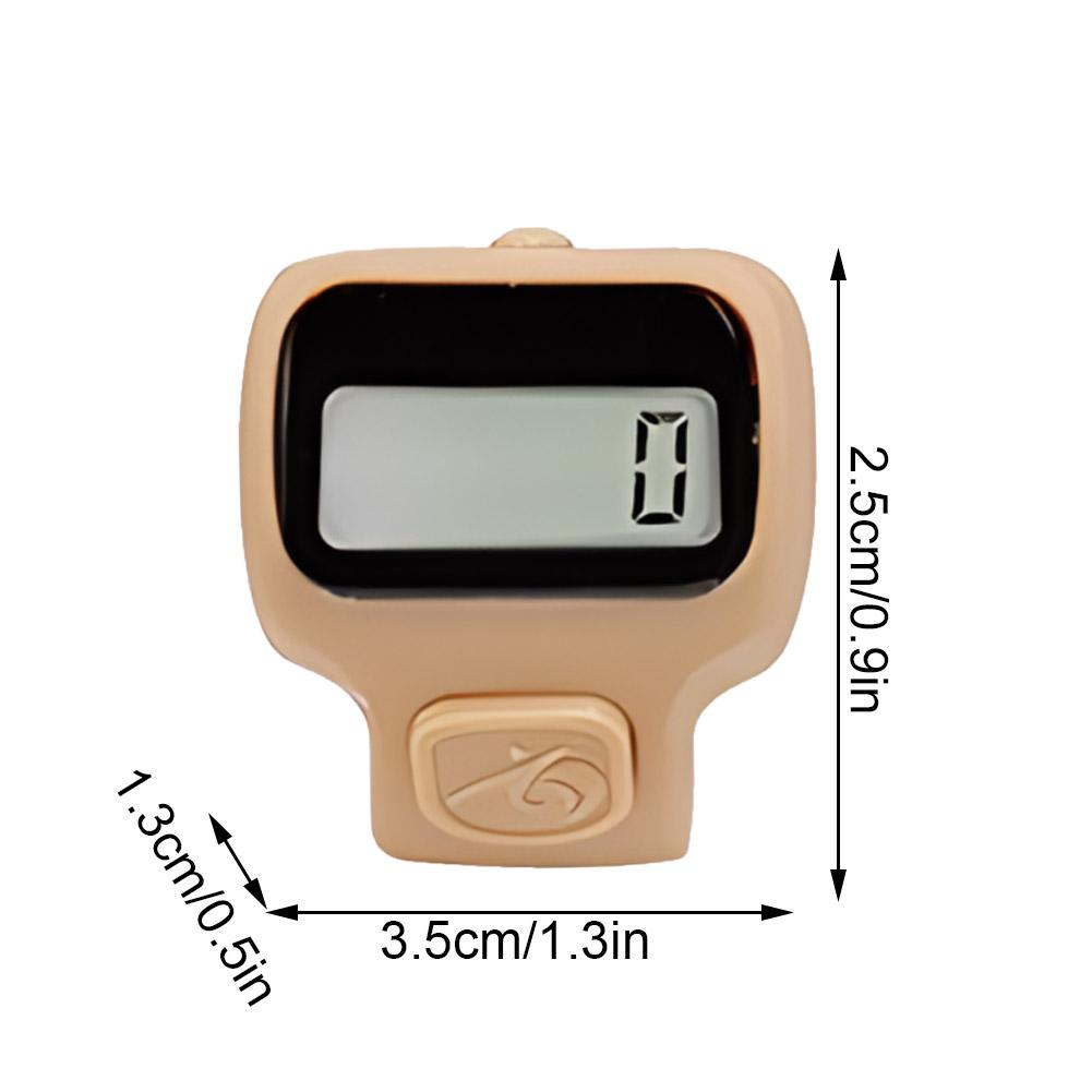 NEW Digital Prayer Counter Electronic Smart Ring Counter Digital Display Prayer Time Reminder Rechargeable Ring With LED Screen