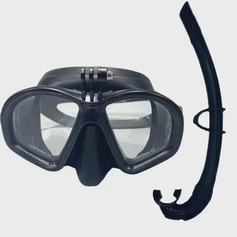 Schnorcheln & Tauchen Gehärtetes Glas Silikonbrillen Set