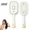 Electric Hair Comb Steam Brush with Essence & Measuring Cup, Rechargeable Anti-Static Scalp Static Reducing Massager Spray Brush, Frizz Control