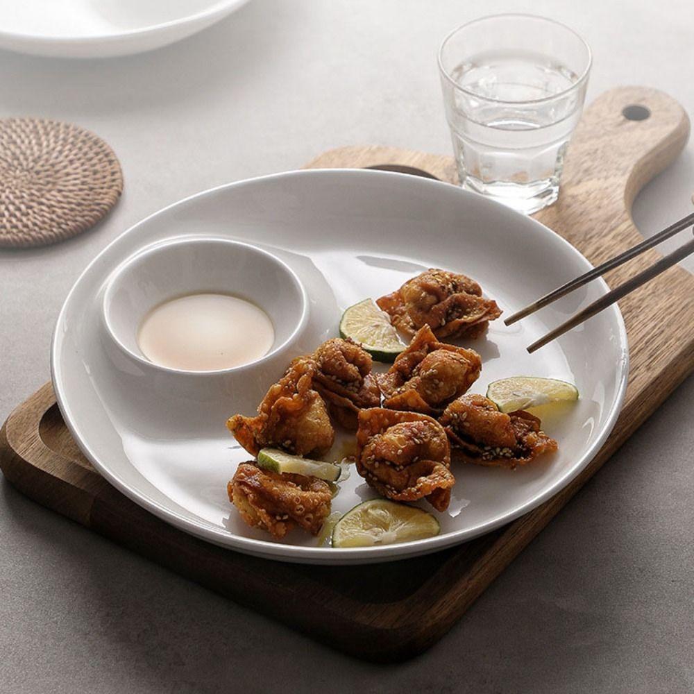 Melamine Food Serving Tray Imitation Porcelain Snack Serving Platter Appetizer Plates Fruit