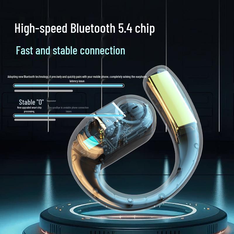 LX9 Bluetooth Ear Hook Earphone - Long Battery Life, Sports & Business Suitable