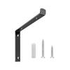 Decorative Brackets Heavy Duty Floating Shelf Bracket with Screws Iron L Shaped Corner Brackets for Homes Kitchen