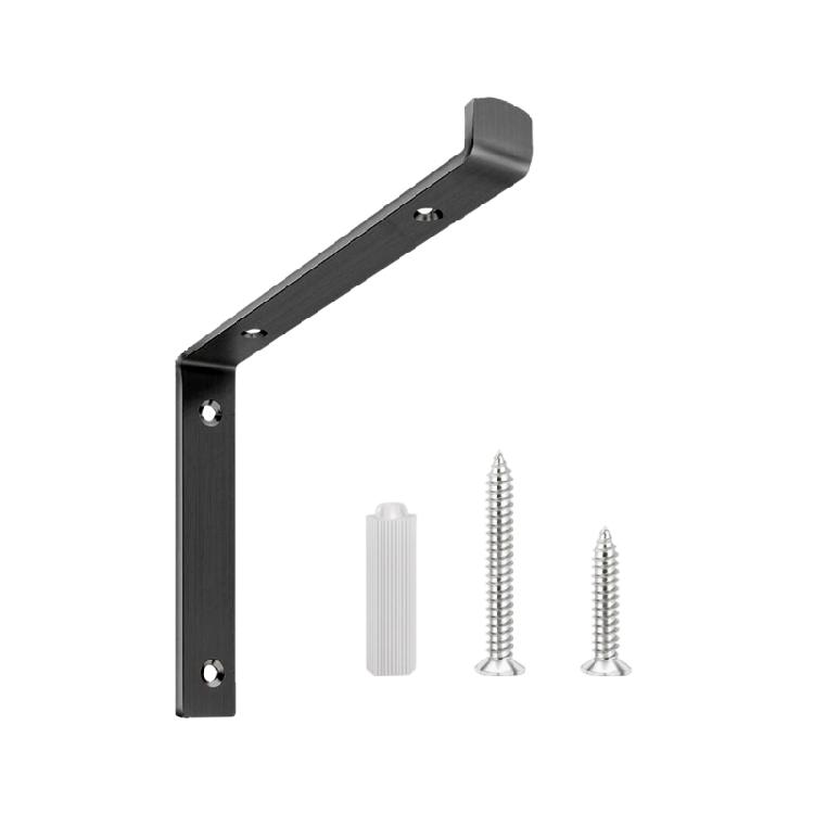 Decorative Brackets Heavy Duty Floating Shelf Bracket with Screws Iron L Shaped Corner Brackets for Homes Kitchen