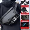 Men's Large Capacity Trendy Motorcycle Crossbody Shoulder Bag - Sports Backpack & Messenger Riding Bag