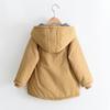 Children's Solid-color Thickened Coat Jackets For Girls And Boys