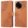 Phone Case For Realme 11 5G (Global)/C67 5G/11x 5G Rose Flower PU Leather Wallet Phone Cover with 3 Card Slots