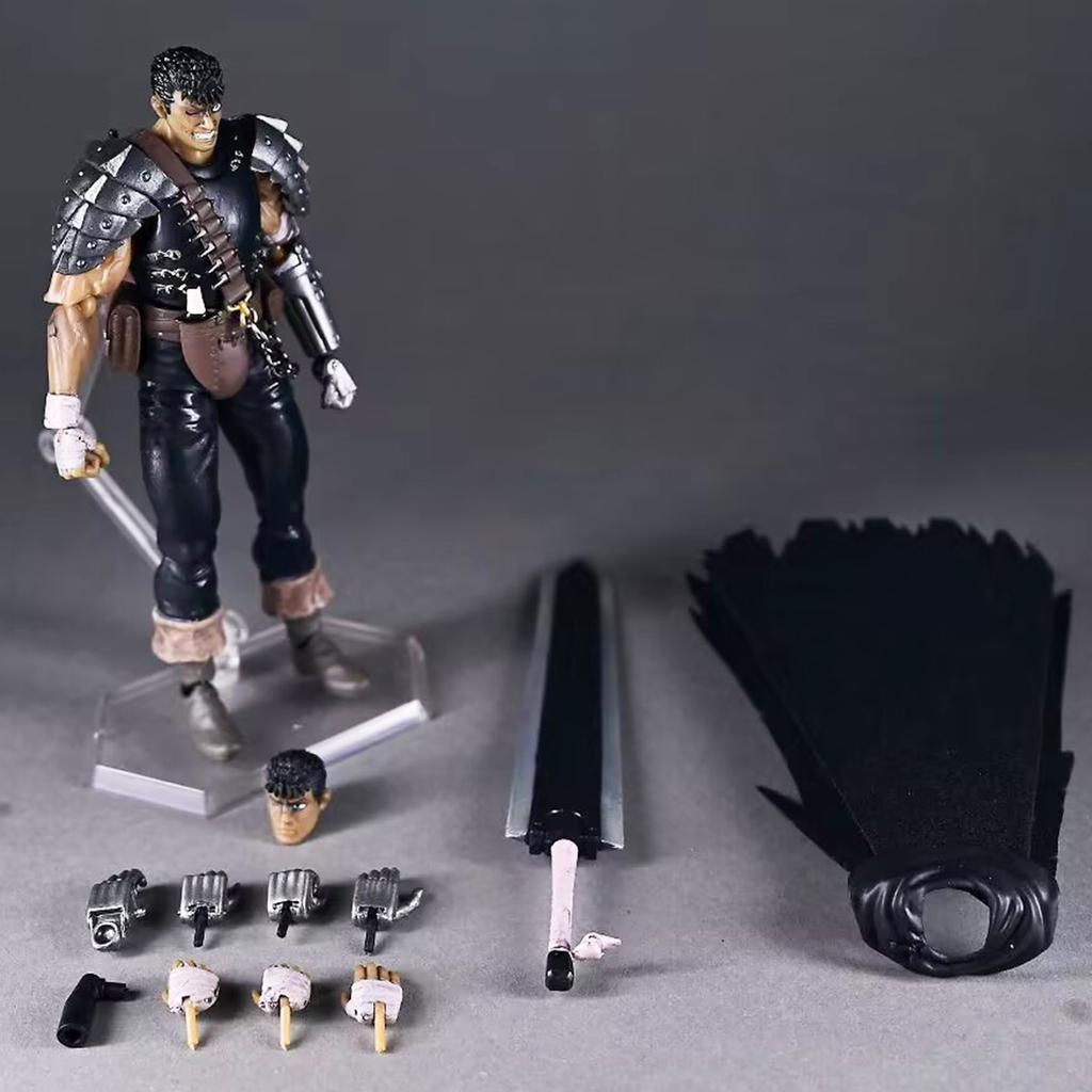 In Stock Berserk Figure Guts Action Figures Figma 359 Figurine Doll Decora Statue Desk Collection Model Toys Kid Birthday Gifts