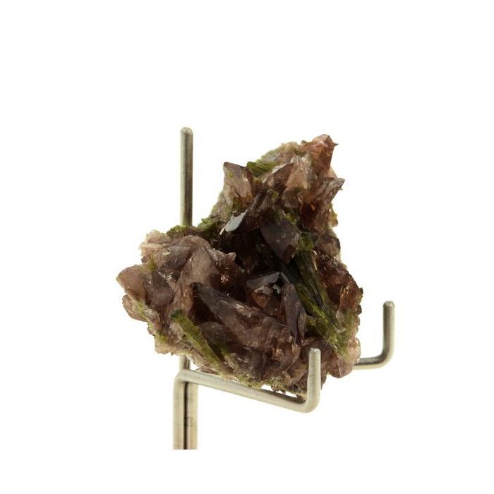 Pierres et Minéraux. Axinite + Epidote. 94.5 ct. Chamrousse, Isère, France.