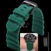 22 24mm Matte Knobby Texture Silicone Watchband for Luminox 3501 8831 3749 3741 Men's Diving Sports Bracelet Replace Wristbands