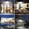 1/2 Packs 448 LED Solar Powered Security Lights Motion Sensor 3 Modes IP65 Waterproof Outdoor Wall Flood Lights for Garden Yard