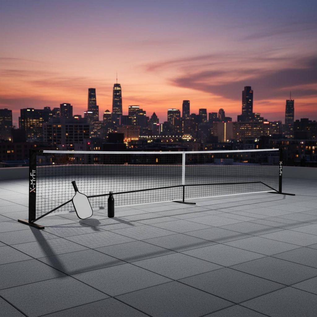 Portable Pickleball Net Indoor and Outdoor Racket Athletic Gear Tear Resistant