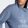 Adidas Adicolor Outline Trefoil Hoodie Preloved Ink Men Streetwear IR7991
