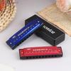 {Summer2} {Summer2} Harmonica Key Of C 10 Hole Diatonic Harmonica C With Case For Beginner Students Kids Gift BLUES With Case