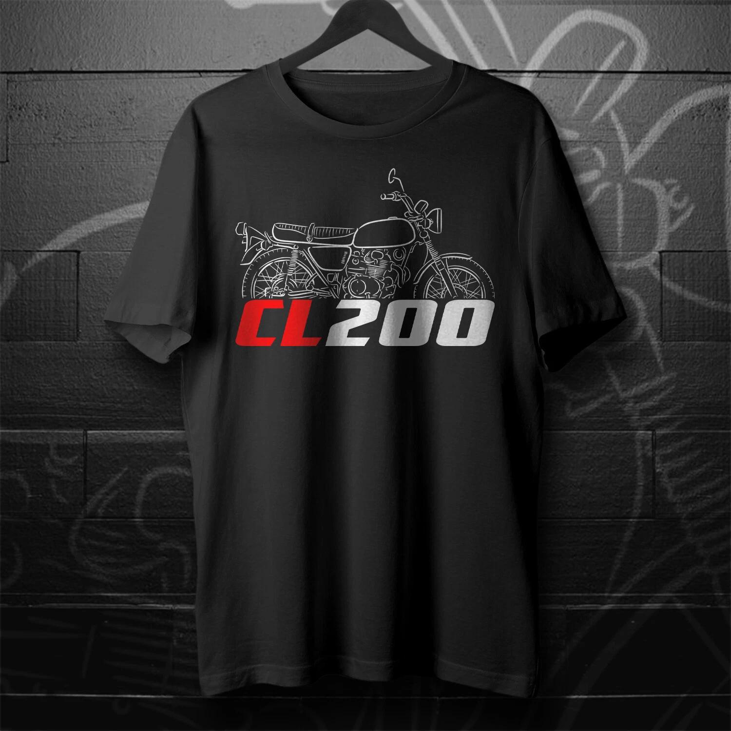 Honda CL200 1973-1976 - Motorcycle T shirt for Riders S