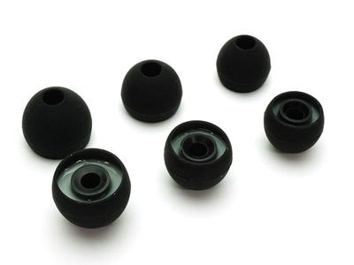 Canal Works Úzké gelové nástavce do uší Velikosti náušnic 1 pár Každý zvuková izolace Fit Zabraňuje vypadávání basů Zvýraznění basů Měkké jako tlapky S/M/L Cat's