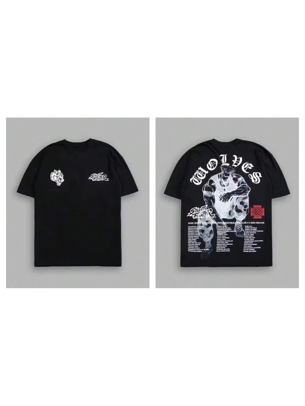 

DARC SPORT Brand Cotton Women T-Shirts New Premium NFGU Wolves Hip Hop Oversized Gym Tee Unisex Couple T Shirt DARCSPORT Men Top S