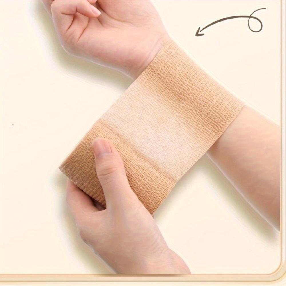 2 Stück/4,5m (177,16 Zoll) Selbstklebende elastische Bandage, Vlies-Sportbandage für Finger, Knöchel, Handfläche, Schulter und Knie, Erste-Hilfe-Set