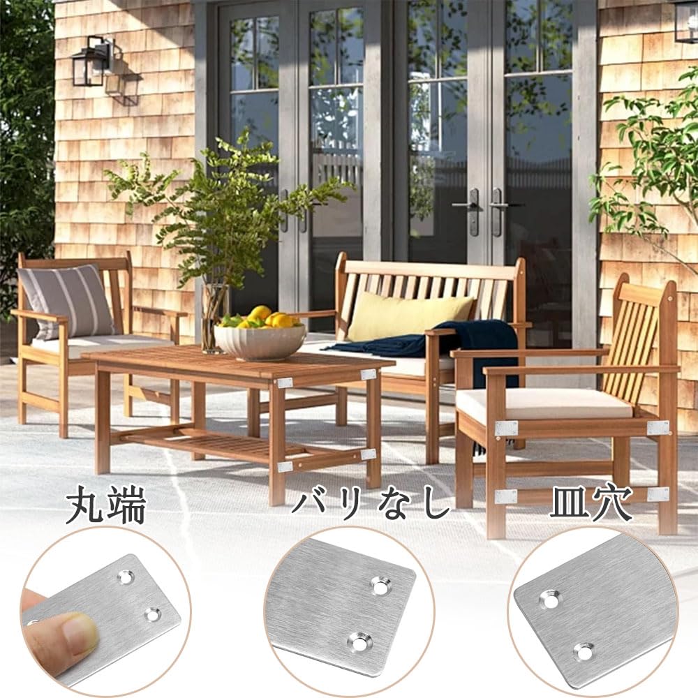 Reparaturblech Gerader Winkel Edelstahl Reparaturplatte Hardware Zubehör Befestigung Reparaturwinkel Verbinder