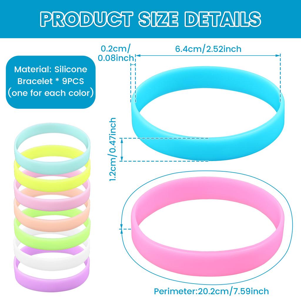 Silicone Wristbands Casual Sports Fitness Silicone Wristband Cuff Bracelet Basketball Sports Wrist Band Sports Casual Bangle