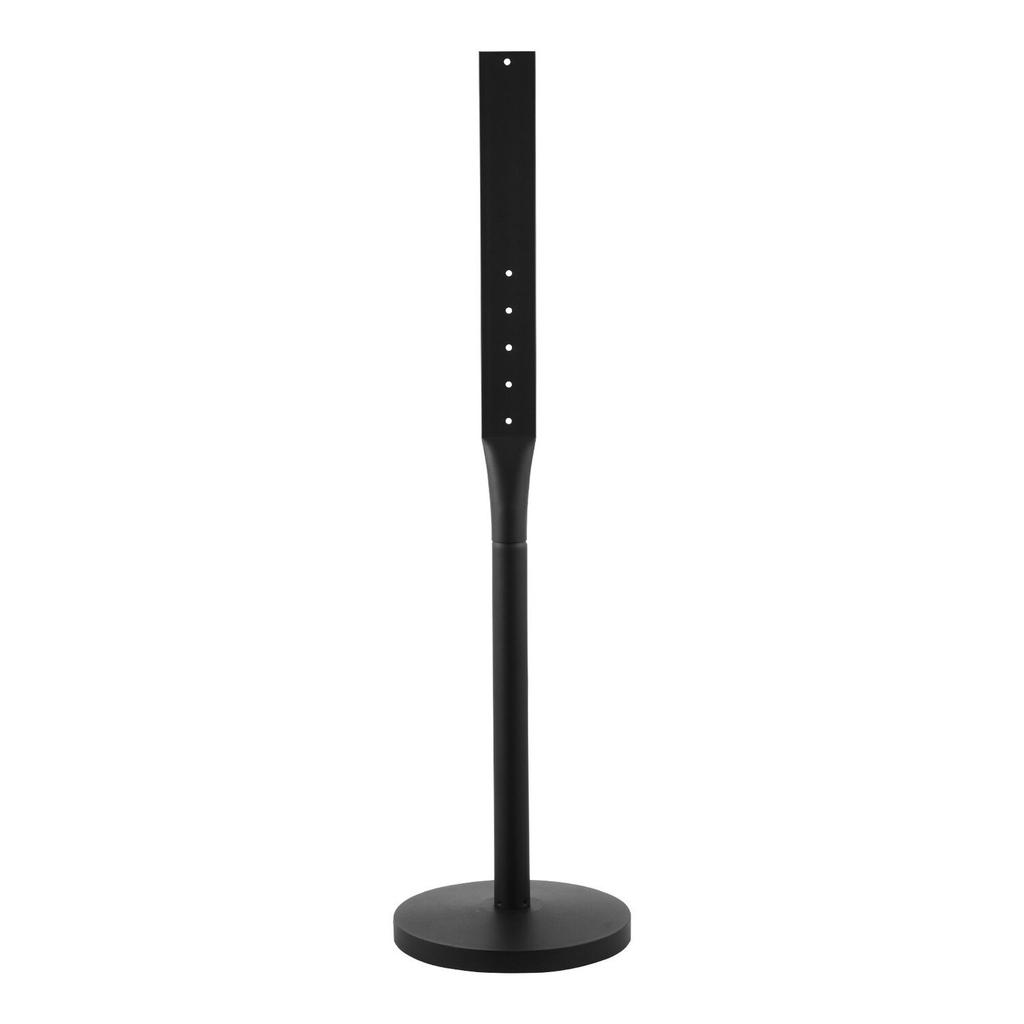 Portable Sign Post, 2-Pack, 1230 Mm Tall, Metal Sign Stands with Heavy Duty Cast Iron Base, Multi-Hole Design for Easy Installation, Wind-Resistant,