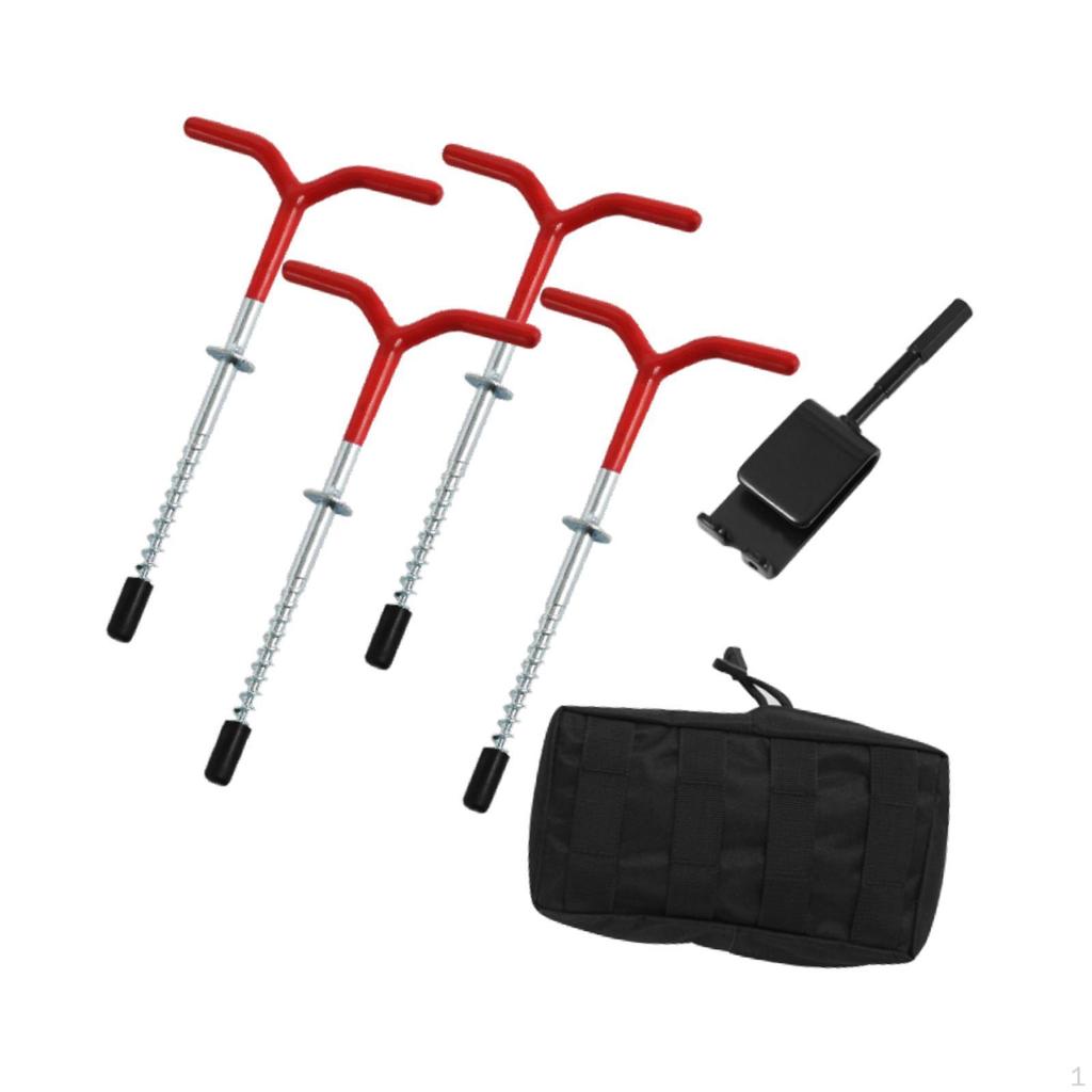 4 -piece Ice Adapter Wide Fishing Ground Reeds, Metal Accessories